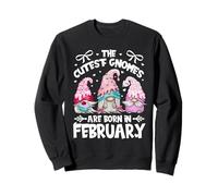 Cute Birthday Gnomes For Garden Mom Who Are Born In February Sudadera