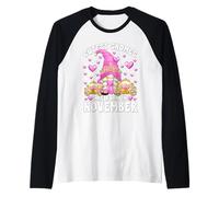 Cute Birthday Princess GNOME For Kids Girls Born In November Camiseta Manga Raglan