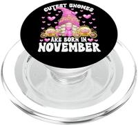 Cute Birthday Princess GNOME For Kids Girls Born In November PopSockets PopGrip para MagSafe