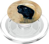 Cute Black Pug Motif For Pug Lovers For Rainy Days & Pug Mom PopSockets PopGrip para MagSafe