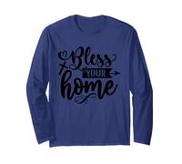 Cute Bless This Home Christian - Inauguración de la casa de nuevos propietarios Manga Larga