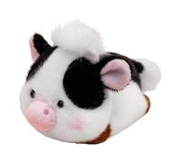Cute Blushy Face Cartoon Plush Toy - Adorable Stuffed Animal Doll (Panda / Raccoon Style Desk Companion Soft Plush Doll) Velvet Material Cuddly Decorative Ṕlush Toy For Kids And Gift Use, Approx