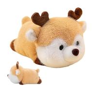 Cute Blushy Face Cartoon Plush Toy - Adorable Stuffed Animal Doll (Panda / Raccoon Style Desk Companion Soft Plush Doll) Velvet Material Cuddly Decorative lush Toy For Kids And Gift Use, Approx