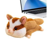 Cute Blushy Face Cartoon Plush Toy - Adorable Stuffed Animal Doll (Panda / Raccoon Style Desk Companion Soft Plush Doll) Velvet Material Cuddly Decorative lush Toy For Kids And Gift Use, Approx