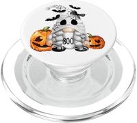 Cute Boo Ghost GNOME For Girls Halloween Bats and Pumpkin PopSockets PopGrip para MagSafe