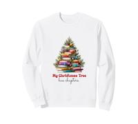Cute Book Lover Christmas Reading Holiday Librarian Xmas Sudadera