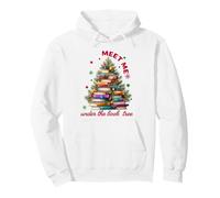 Cute Book Lover Christmas Reading Holiday Librarian Xmas Sudadera con Capucha