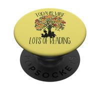 Cute Book Tree Design For Librarian Bookworm & Reading Lover PopSockets PopGrip Adhesivo
