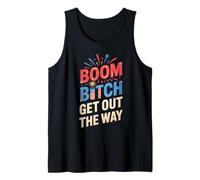 Cute Boom Bitch Squad Director de Seguridad Crew American Sarcasm Camiseta sin Mangas