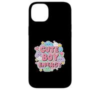 Cute Boy Energy Kawaii Pastel Clouds Hearts Stars Aesthetic Carcasa para iPhone 14 Plus