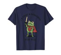 Cute Brave Frog Love Quote Retro Funny Romantic Art Camiseta