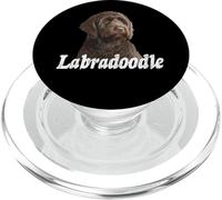 Cute Brown Labradoodle/Cockapoo Puppy PopSockets PopGrip para MagSafe