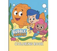 Cute Bubble's Coloring Book: JUMBO Drawing Pages Of Characters for Kids Ages 4-8 8-12