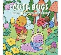 Cute Bugs Coloring Book for Kids (Ages 3-8)