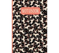 Cute Bull Terrier Dog Pattern: Lined Journal Notebook Bull Terrier Gifts for English Bull Terrier lovers | 6" X 9" | 110 Blank Lined
