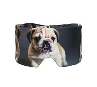 Cute Bulldog Puppy 1 Print - Orejeras transpirables y ajustables para dormir para hombres y mujeres, para yoga, viajes