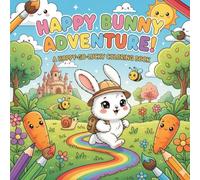 Cute Bunnies & Rainbows: A Magical Coloring Book: Whimsical Bunnies and Rainbow Adventures for Kids Ages 4-12