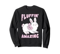 Cute Bunny Fluffin' Amazing Graphic Pascua Primavera Sudadera