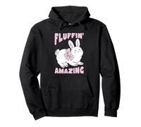 Cute Bunny Fluffin' Amazing Graphic Pascua Primavera Sudadera con Capucha