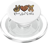 Cute Bunny For Women with Sunflower Mom Peace Love Easter PopSockets PopGrip para MagSafe
