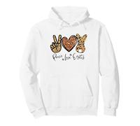 Cute Bunny For Women with Sunflower Mom Peace Love Easter Sudadera con Capucha