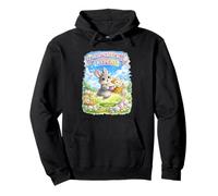 Cute Bunny Hops Snack Repeat Pastel Spring Huevos Decorativos Sudadera con Capucha