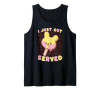 Cute Bunny Ice Pop Just Got Served - Cita Divertida Camiseta sin Mangas