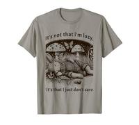Cute Bunny It's Not That I'm Lazy I Just Don't Care Camiseta
