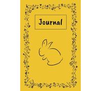 Cute Bunny Journal: 6"x9" Lined Notebook with Original Bunny Artwork on Every Page -103 Pages - Easter Gift for Kids, Teens & Bunny Lovers