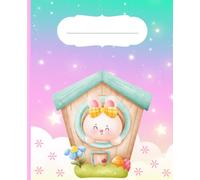 Cute Bunny Notebook: My Cute Bunny Cottage Notebook for Kids and Girls | 110 Pages, 7.5 x 9.25"