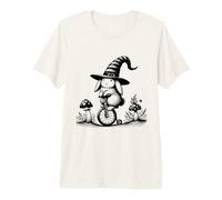 Cute Bunny Rabbit Wearing a Wizard Hat Castlecore Camiseta Premium
