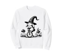 Cute Bunny Rabbit Wearing a Wizard Hat Castlecore Sudadera