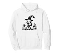 Cute Bunny Rabbit Wearing a Wizard Hat Castlecore Sudadera con Capucha