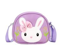 Cute Bunny Sling Bag, 17x15x5cm, Portable Coin Purse, Small Cartoon Pouch, Storing Money, Carrying Keys, Daily Outings, Travel Trips, Casual Styling