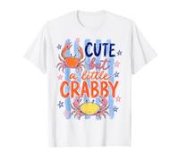 Cute But A Little Crabby Funny Sassy Crab Summer Camiseta