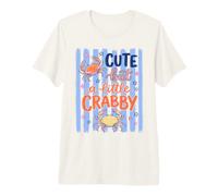 Cute But A Little Crabby Funny Sassy Crab Summer Camiseta Premium