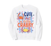 Cute But A Little Crabby Funny Sassy Crab Summer Sudadera