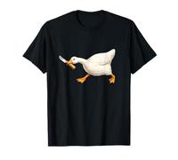 Cute but Dangerous Duck with Knife Funny Silly Duck Meme Camiseta