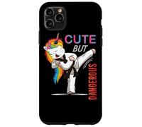 Cute But Dangerous Karate Taekwondo Girl Funny Martial Art Carcasa para iPhone 11 Pro MAX
