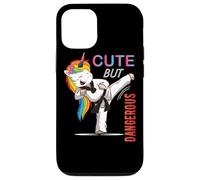 Cute But Dangerous Karate Taekwondo Girl Funny Martial Art Carcasa para iPhone 12/12 Pro