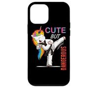Cute But Dangerous Karate Taekwondo Girl Funny Martial Art Carcasa para iPhone 12 Mini