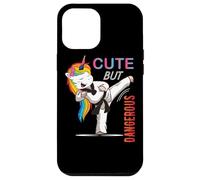 Cute But Dangerous Karate Taekwondo Girl Funny Martial Art Carcasa para iPhone 12 Pro MAX