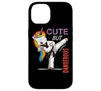 Cute But Dangerous Karate Taekwondo Girl Funny Martial Art Carcasa para iPhone 14