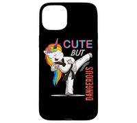 Cute But Dangerous Karate Taekwondo Girl Funny Martial Art Carcasa para iPhone 15 Plus