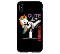 Cute But Dangerous Karate Taekwondo Girl Funny Martial Art Carcasa para iPhone XS MAX