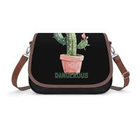 Cute But Dangerous Plants Cactus - Bolso cruzado para mujer con correa ajustable