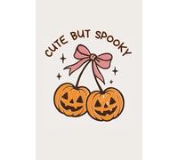 Cute but Spooky Halloween Notebook: Pumping and a smile: Scary, creepy and cute lined Journal for notes, Ideas, fun Writingn, study, work, gratitude, dreams and more