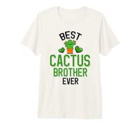 Cute Cacti Family, el Mejor Hermano de Cactus de Todos los Tiempos Camiseta Premium