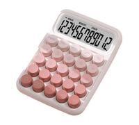 Cute Calculator - Anti Slip Kids Desk Calculator Keyboard Style, Ergonomic Mechanical Desktop Calculators for School Home Office Use Student Learning Tool Fun Math Educational Accessory