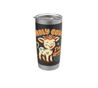 Cute Calf I'm Loved Christian Scripture 1 Juan 3:1 Vaso térmico de acero inoxidable de doble pared